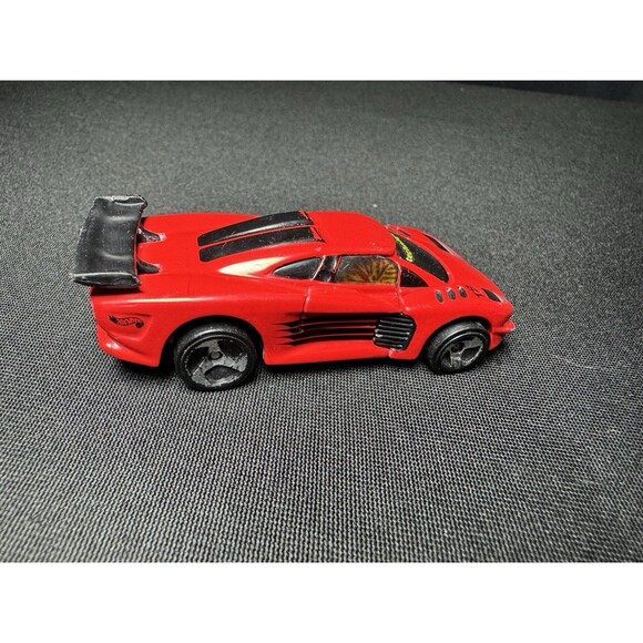 1998 Hot Wheels Crashers "Bi-Sector" Car – Technique T9 Red – GUC - Picture 6 of 8